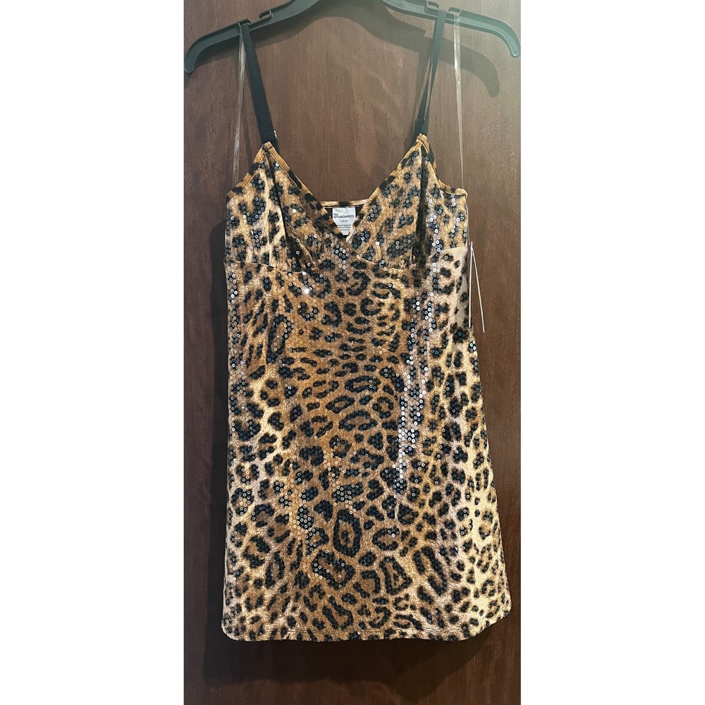 No Boundaries Women's Sequin Cami Mini Dress, Women's Size S
